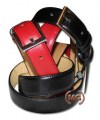 Classic leather belt H 3 cm
