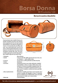 Borsa a bauletto in cuoio