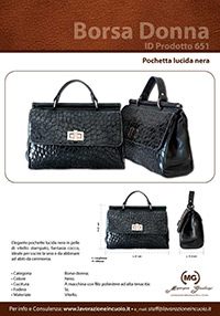 Pochette lucida nera