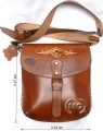 ID 414 Borsa in cuoio unisex con fibia regolabile