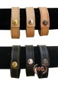braccialetto in cuoio semplice vari colori possibilità di personalizzazione