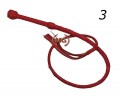 Frusta in cuoio bullwhip