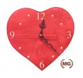 Hearth shaped Wall Clock