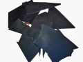 Pieces of black Hide