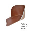 Talloni interni in pelle di vitello per riparazione calzature donna